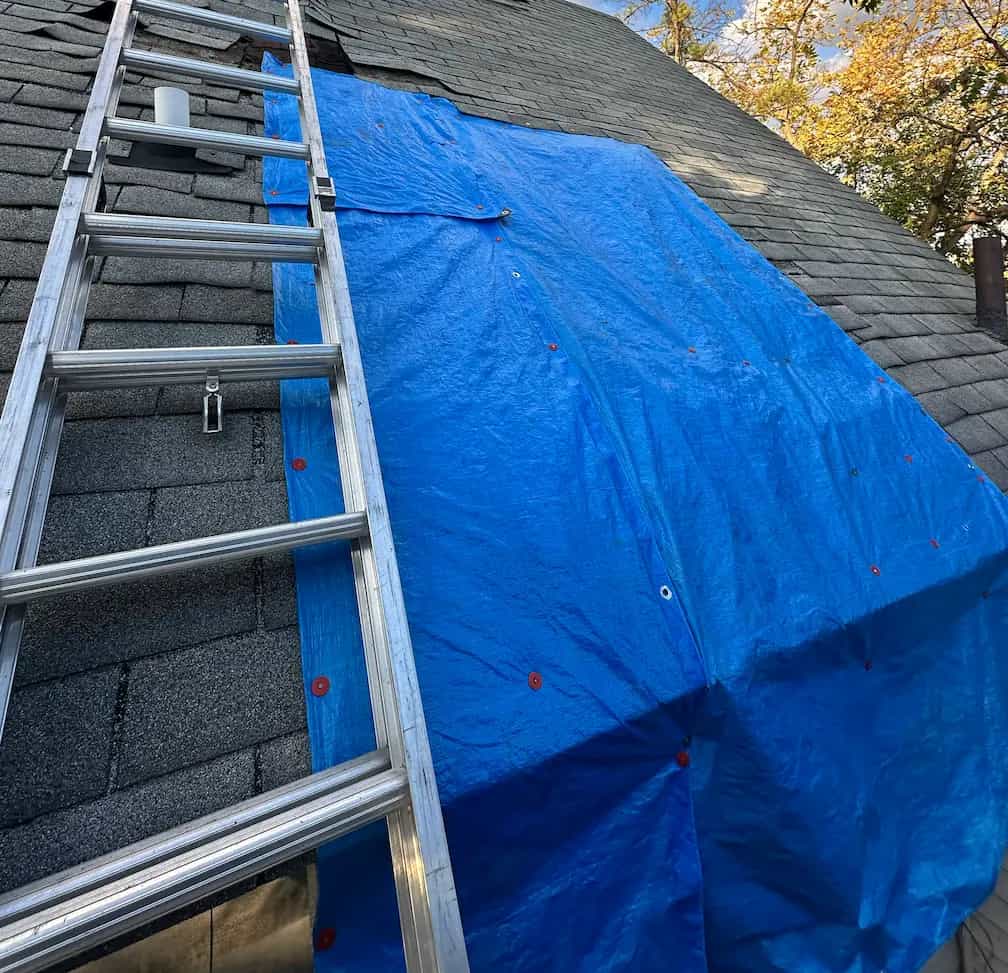 Emergency Roof Tarping Services in SE Michigan by Roofing Army emergency roof tarping installation by Roofing Army