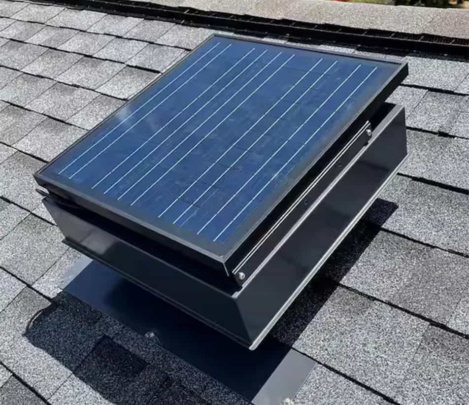 Solar Attic Fans - Attic Ventilation in SE Michigan solar attic vent fan
