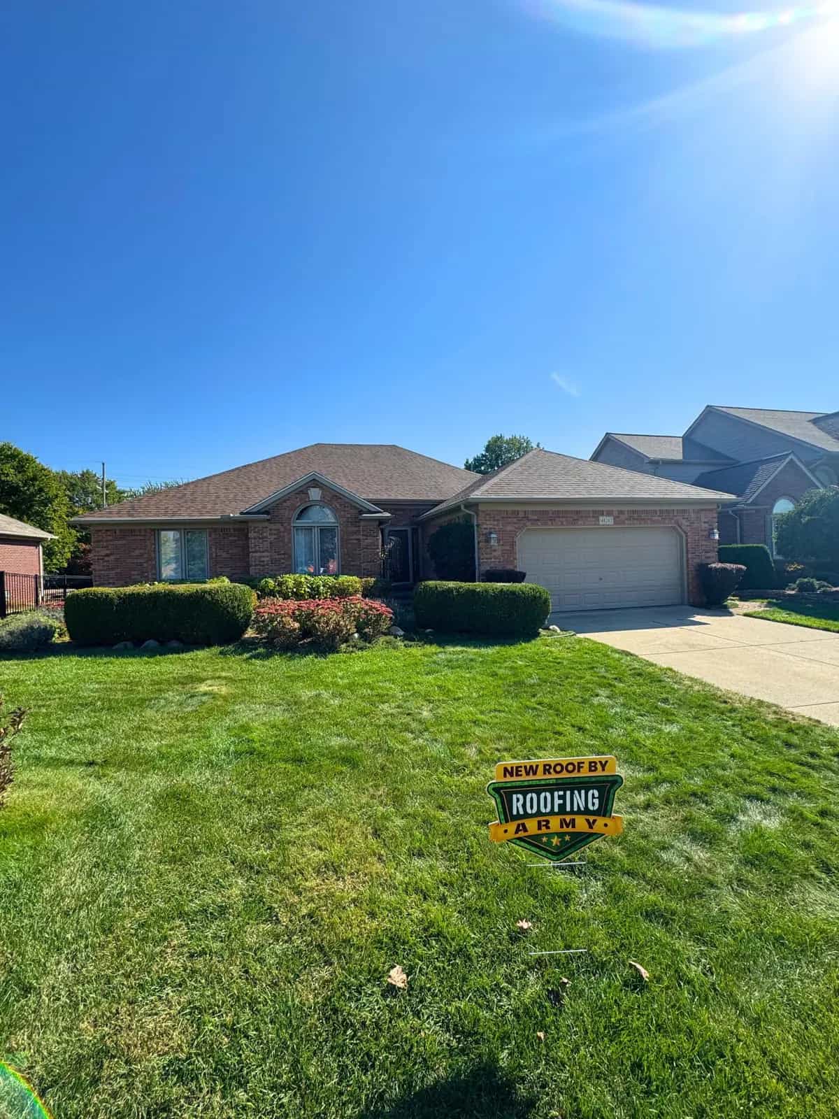 Atlas Burnt Hickory shingles, 48282 Sherringham Drive, Macomb, MI