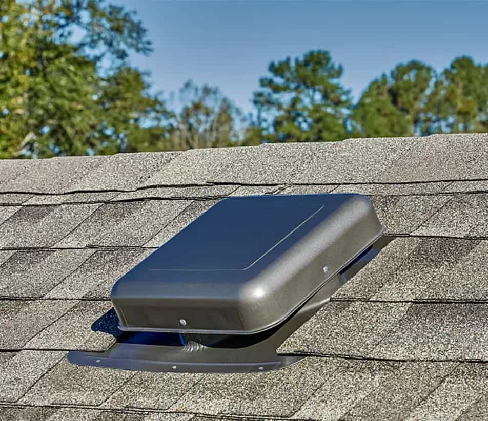 Box Vents - Attic Ventilation in Michigan box vent on an asphalt roof