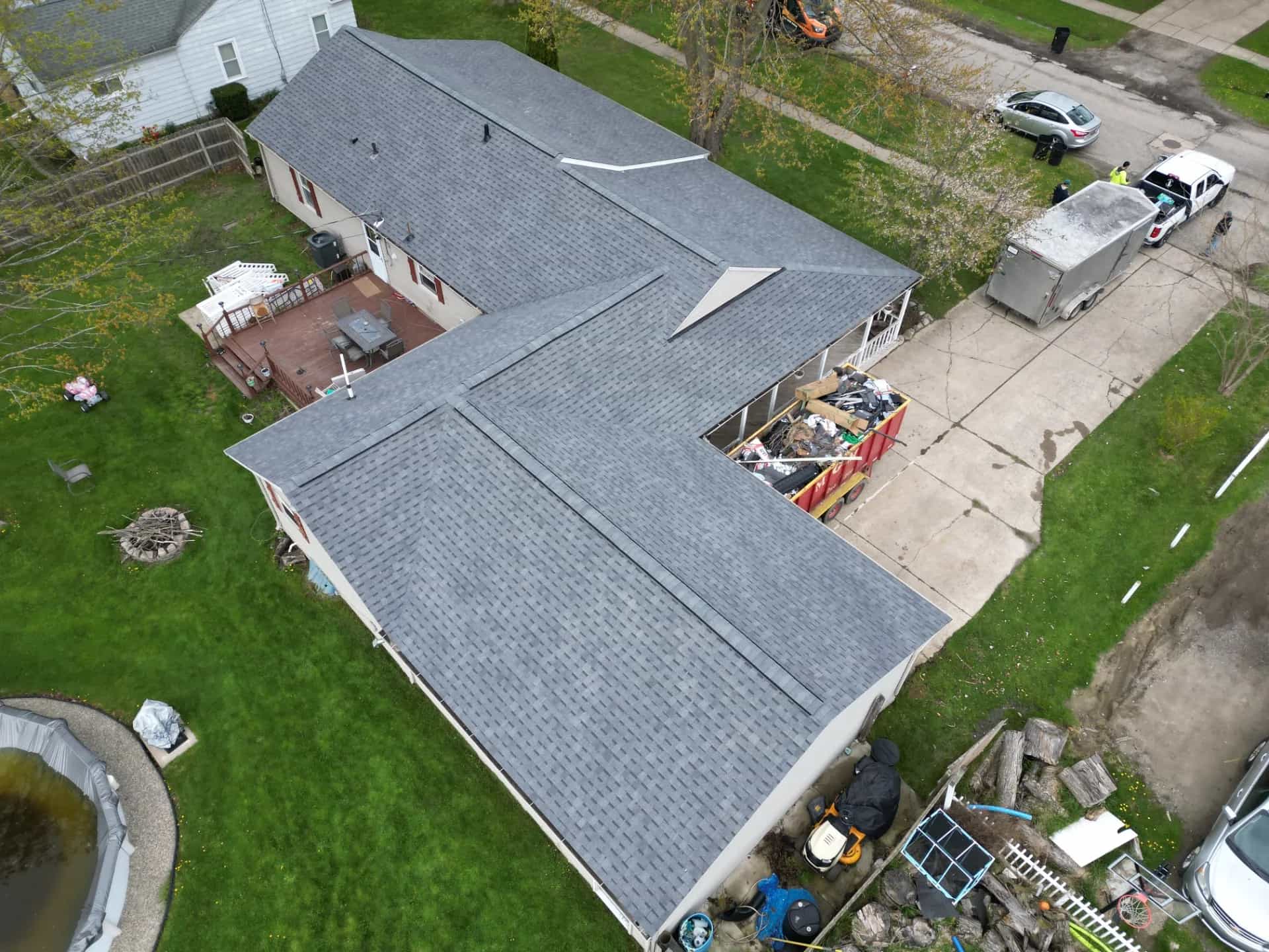 Roof Replacement at 317 North Glassford Street, Capac by Roofing Army Roof Replacement in Capac with Atlas Pinnacle Pristine Pewter shingles — completed by Roofing Army