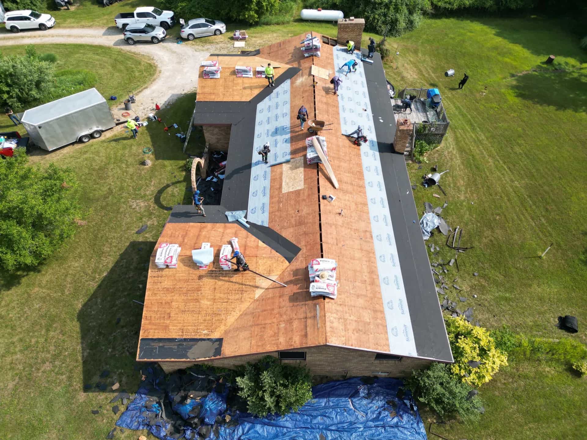 Atlas Morning Harvest shingles, 4427 Baldwin Road, Metamora, MI