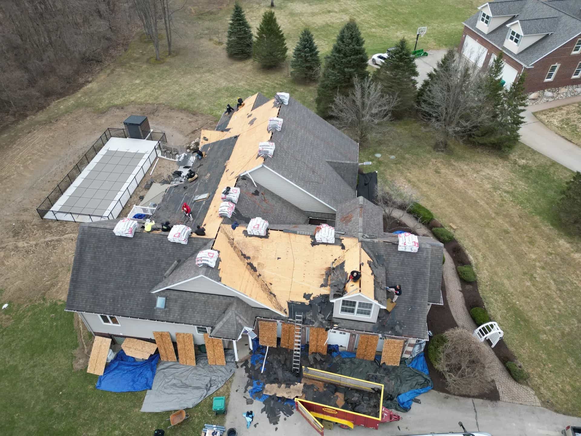 Atlas Burnt Hickory shingles, 4245 Whittier lane, Leonard, MI
